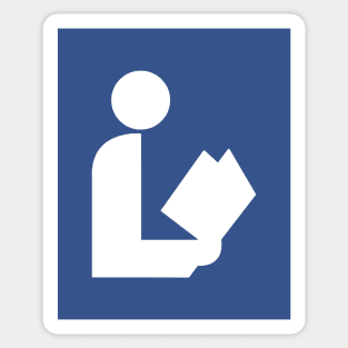 National Library Symbol Sticker